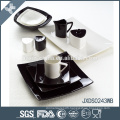 Decal design wholesale good quality colored matte finish dinnerware sets